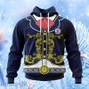 Liga Mx Cruz Azul Man Suit For De La Muertos Sporty Hoodie 3D All Over Print