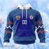 Liga Mx Cruz Azul Maya Design Sporty Hoodie 3D All Over Print