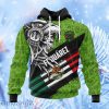 Liga Mx Fc Juarez  Concept With Aztec Warrior Skull Hoodie 3D All Over Print