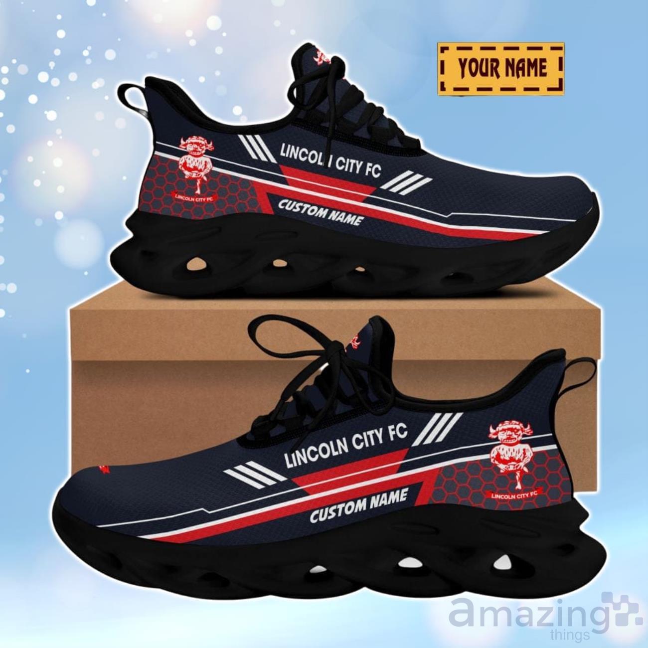 Lincoln City F.C 3D Design Max Soul Shoes Custom Name For Real Fans image Lincoln City F.C 3D Design Max Soul Shoes Custom Name For Real Fans Product Photo 1