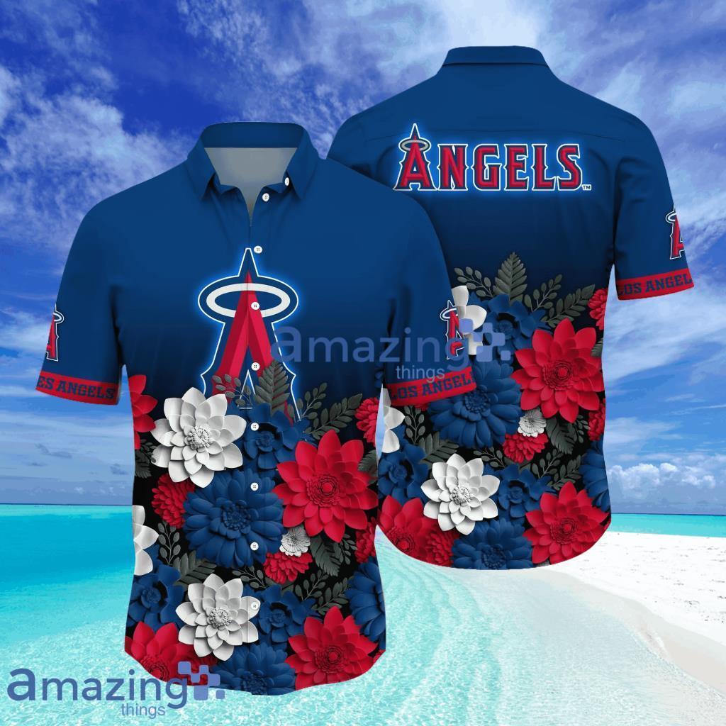 Los Angeles Angels MLB Flower Hawaii Shirt Multicolored Floral Patterns Style Hot Trending Summer Gifts For Picnics image Los Angeles Angels MLB Flower Hawaii Shirt Multicolored Floral Patterns Style Hot Trending Summer Gifts For Picnics Product Photo 1
