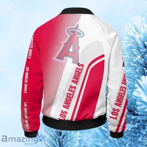Los Angeles Angels MLB Red Bomber Jacket Gift For Fans image Los Angeles Angels MLB Red Bomber Jacket Gift For Fans Product Photo 2