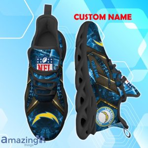Los Angeles Chargers Max Soul Shoes Personalized Name A Great Gift For Fans image Los Angeles Chargers Max Soul Shoes Personalized Name A Great Gift For Fans Product Photo 2