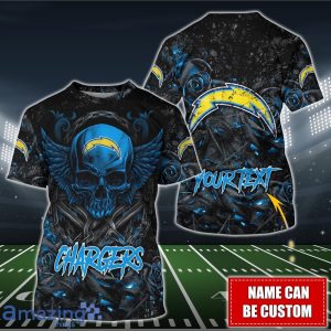 Los Angeles Chargers NFL 3D Shirt Hoodie Custom Name For Fans image Los Angeles Chargers NFL 3D Shirt Hoodie Custom Name For Fans Product Photo 3