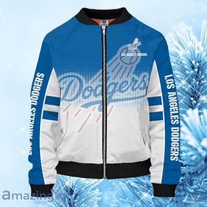 Los Angeles Dodgers Blue Bomber Jacket Gift For Fans Product Photo 1
