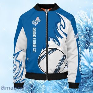 Los Angeles Dodgers MLB Blue Bomber Jacket Gift For Fans Product Photo 2