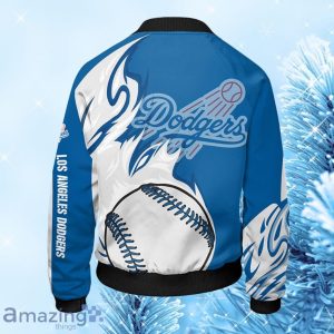Los Angeles Dodgers MLB Blue Bomber Jacket Gift For Fans Product Photo 1
