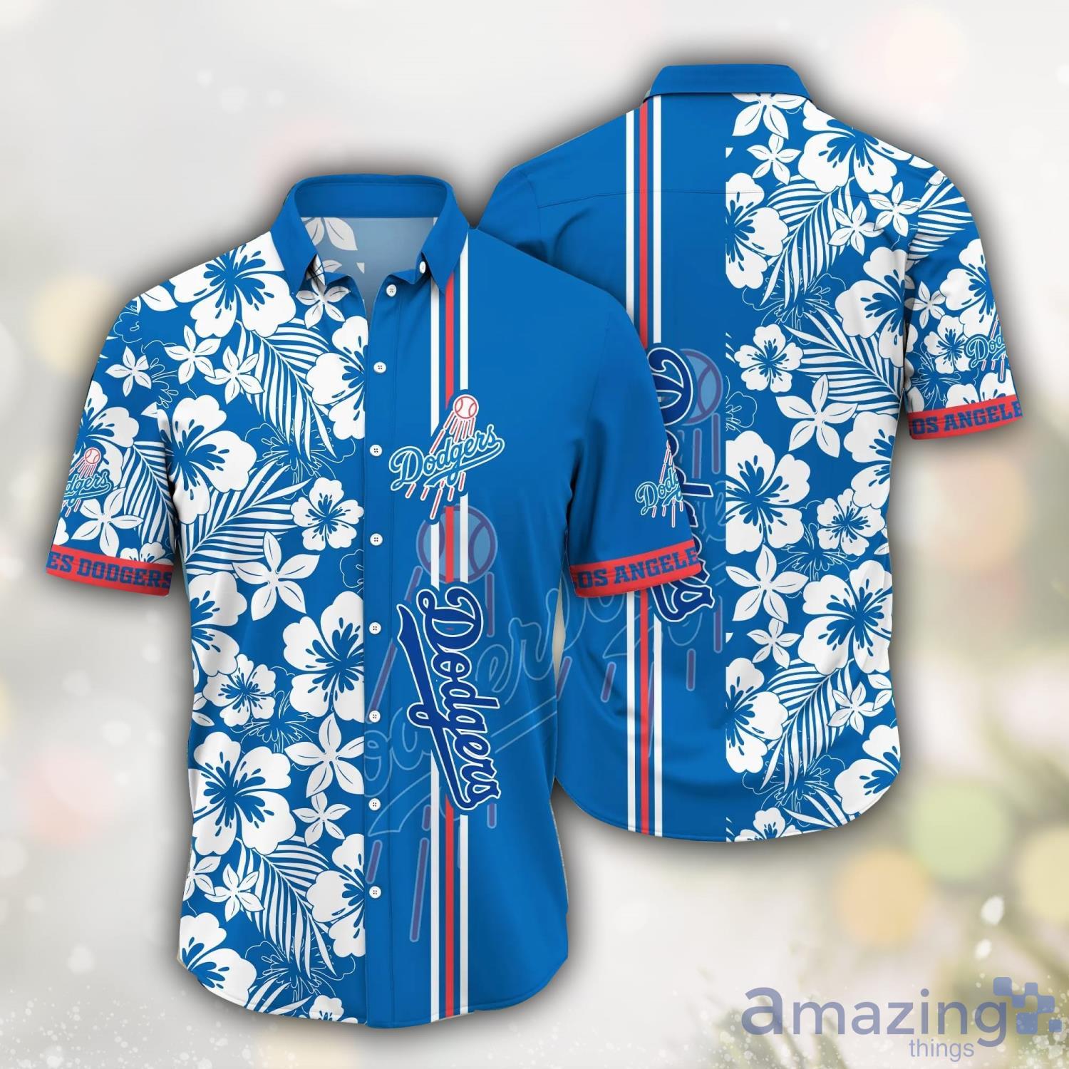 Los Angeles Dodgers MLB Flower Hawaii Shirt Summer Gift Men And Wwomen Shirts image Los Angeles Dodgers MLB Flower Hawaii Shirt Summer Gift Men And Wwomen Shirts Product Photo 1