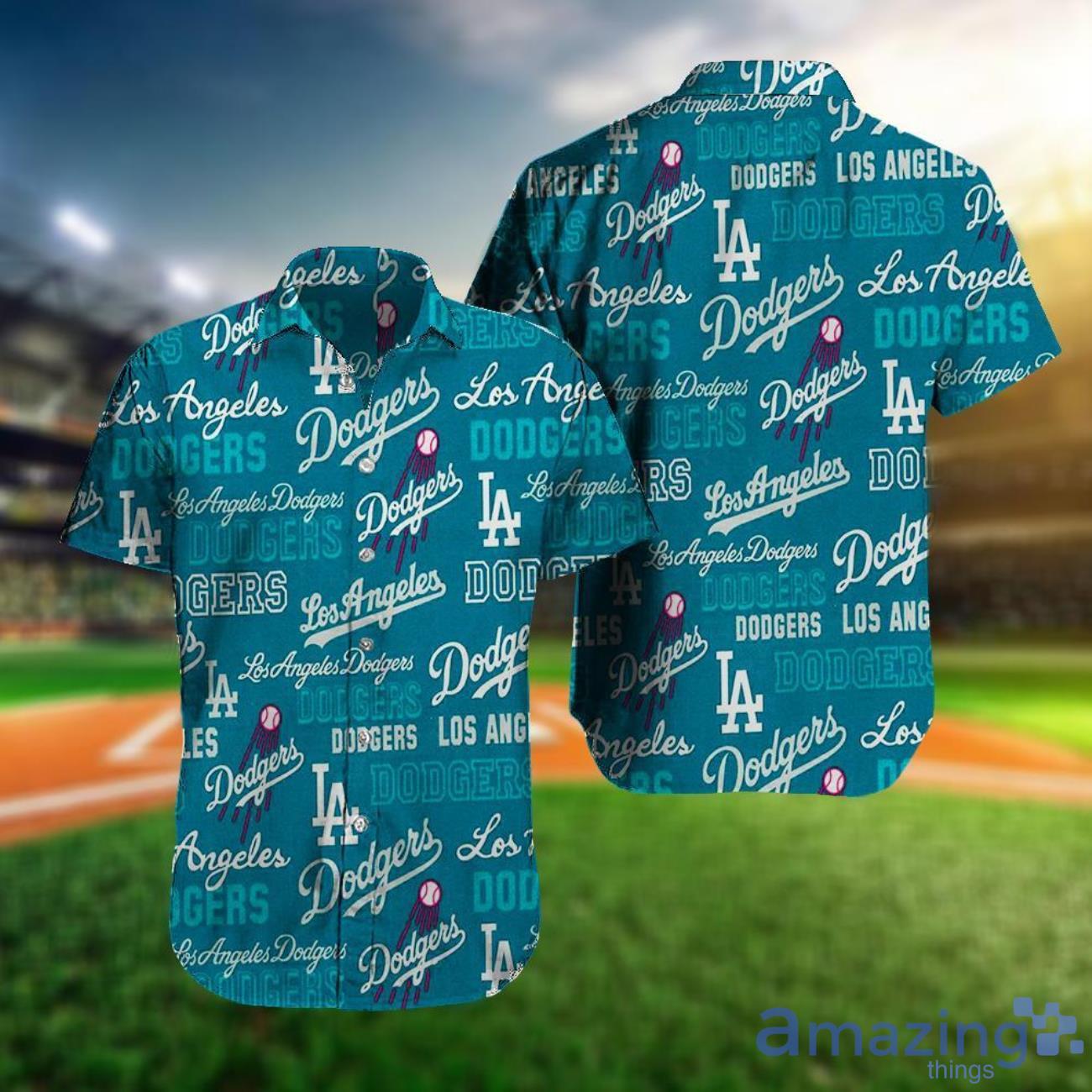 Los Angeles Dodgers Print Aloha Beach Gift 3D Hawaiian Holiday Shirt Fans Gift image Los Angeles Dodgers Print Aloha Beach Gift 3D Hawaiian Holiday Shirt Fans Gift Product Photo 1