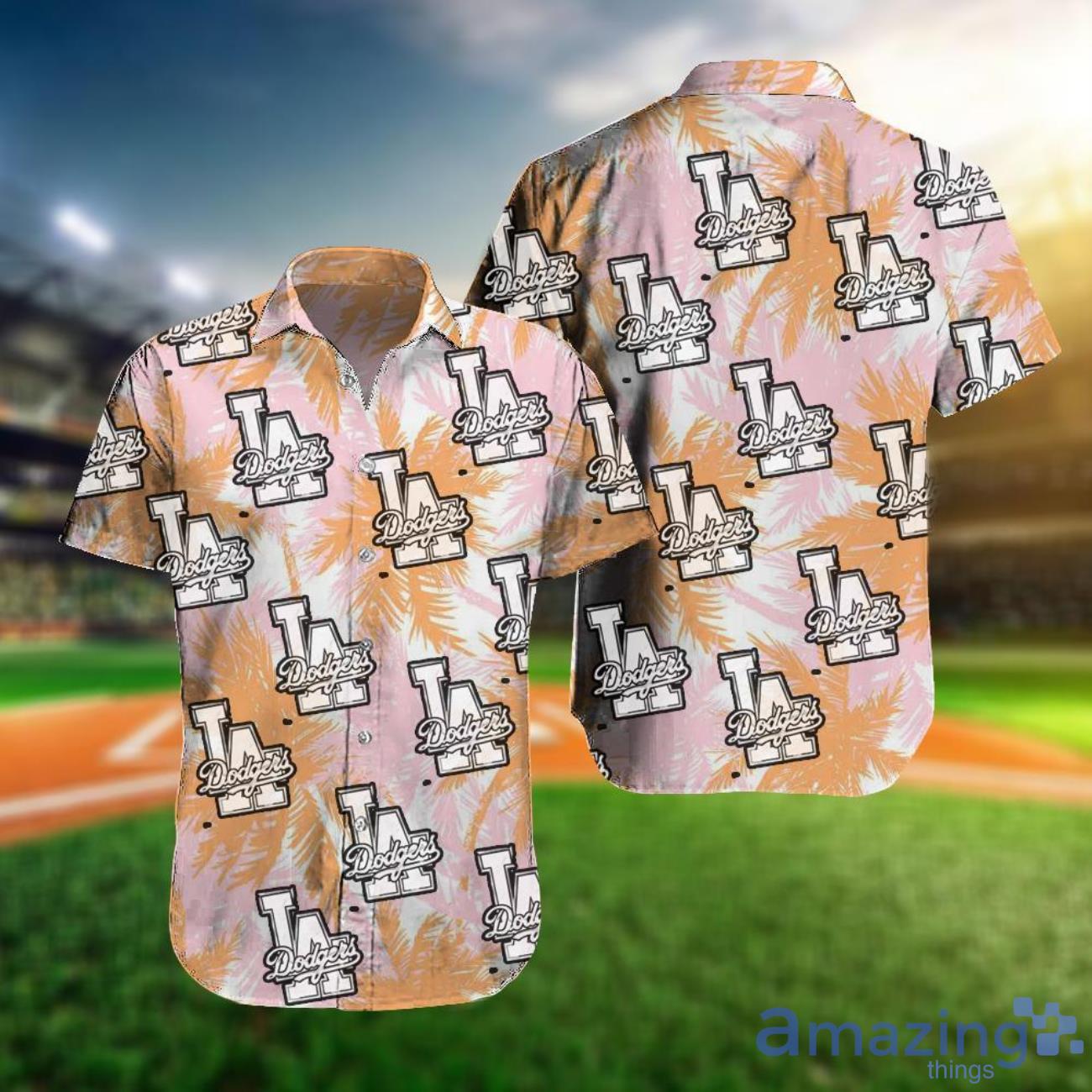 Los Angeles Dodgers Print Aloha Beach Gift 3D Hawaiian Holiday Shirt Men And Women Gift image Los Angeles Dodgers Print Aloha Beach Gift 3D Hawaiian Holiday Shirt Men And Women Gift Product Photo 1