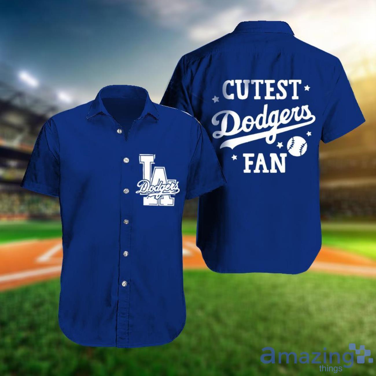 Los Angeles Dodgers Print Aloha Beach Gift 3D Hawaiian Holiday Shirt image Los Angeles Dodgers Print Aloha Beach Gift 3D Hawaiian Holiday Shirt Product Photo 1