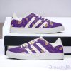 Los Angeles Lakers Logo Pattern Men’s And Women’s Skate Shoes