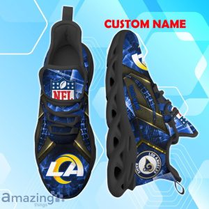 Los Angeles Rams Max Soul Shoes Personalized Name A Great Gift For Fans image Los Angeles Rams Max Soul Shoes Personalized Name A Great Gift For Fans Product Photo 2