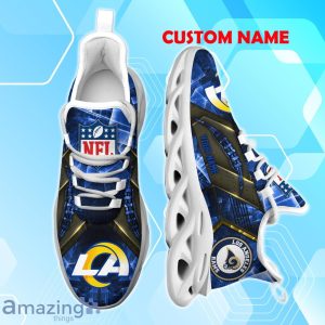 Los Angeles Rams Max Soul Shoes Personalized Name A Great Gift For Fans Product Photo 1