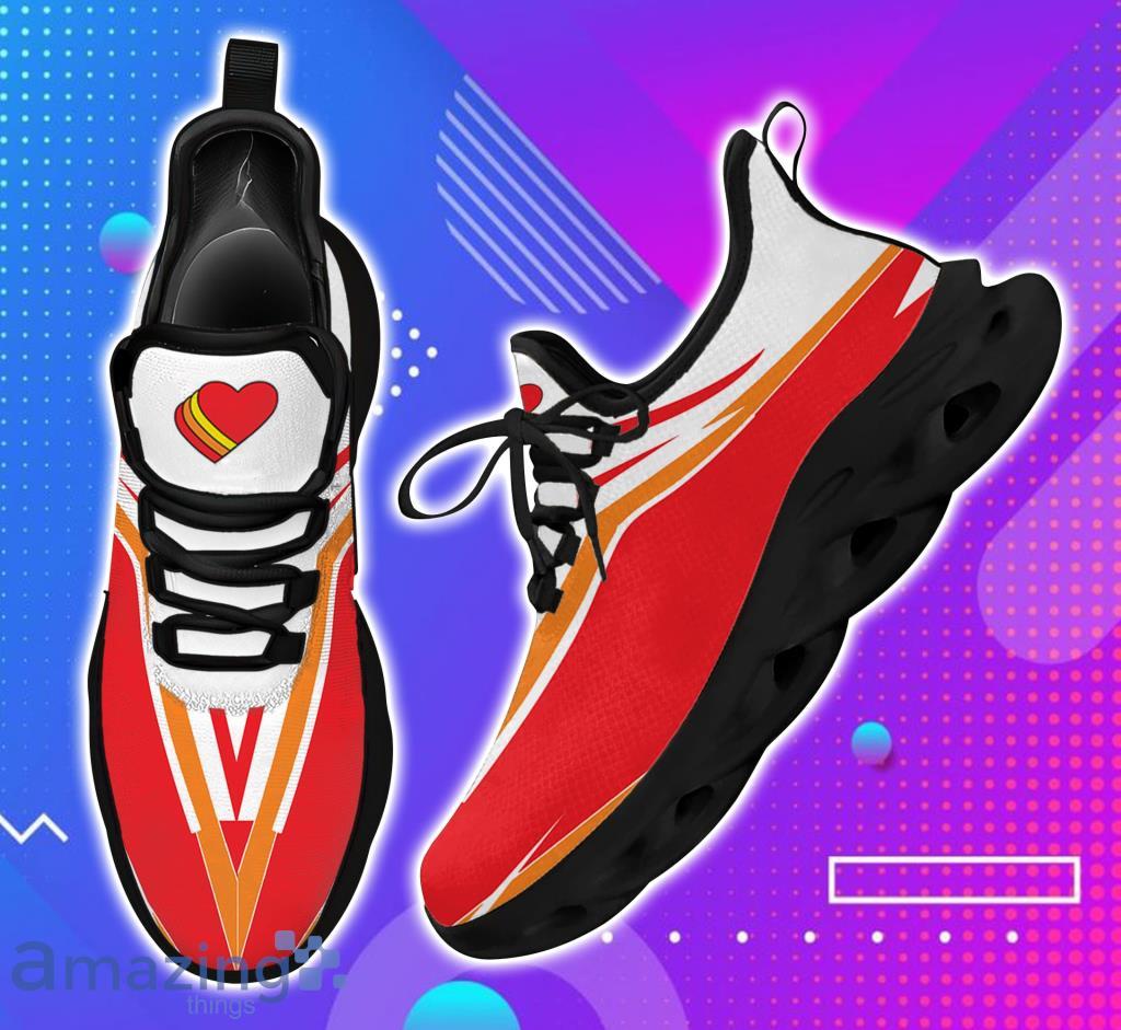 Love's Logo Special Material Border Red Logo Max Soul Shoes Gift For Men And Women image Love's Logo Special Material Border Red Logo Max Soul Shoes Gift For Men And Women