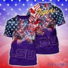 LSU TIGERS NCAA1 Independence Day Gift Football Team T-Shirt