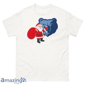 Memphis Grizzlies Santa Claus Logo Christmas T Shirt Product Photo 2