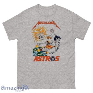 Metallica Houston Astros Skeleton 2023 Shirt Product Photo 4