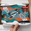 Miami Dolphins Logo Team Printed Personalized Name Air Jordan 4 Sneakers Men Women Sneakers