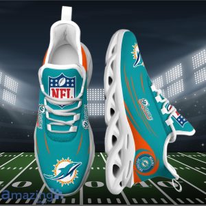 Miami Dolphins NFL Max Soul Shoes Limited Edition Comfort Sneakers for Fans Product Photo 2