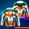 Miami Hurricanes 3D Hoodie All Over Printed Personalized Name Special Design For Fans