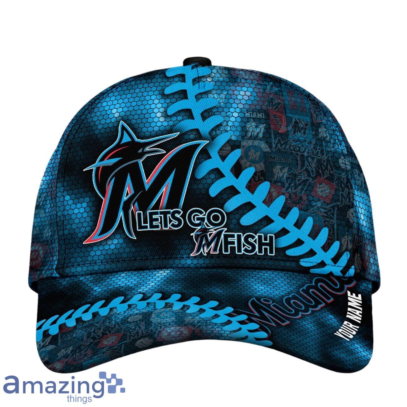 Miami Marlins Cap New Style Logo Team For Fans Custom Name image Miami Marlins Cap New Style Logo Team For Fans Custom Name Product Photo 1
