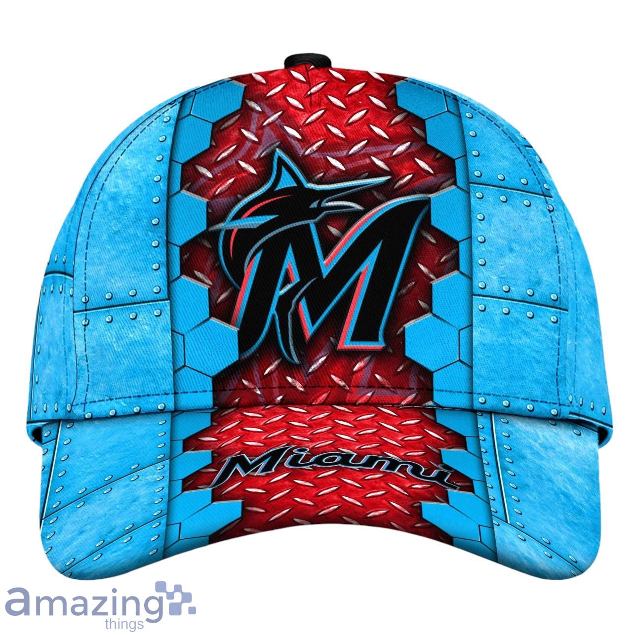 Miami Marlins MLB Cap Logo Team For Fans image Miami Marlins MLB Cap Logo Team For Fans Product Photo 1
