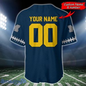 Michigan Wolverines BaseBall jersey Shirt Custom Name & Custom Number For Fans Product Photo 2