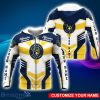 Milwaukee Brewers 3D Hoodie All Over Printed Personalized Name Special Design For Fans