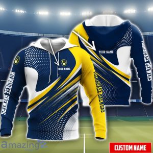 Milwaukee Brewers 3D Hoodie All Over Printed Personalized Name Unisex Men Women Hoodie Sport Fans image Milwaukee Brewers 3D Hoodie All Over Printed Personalized Name Unisex Men Women Hoodie Sport Fans Product Photo 2