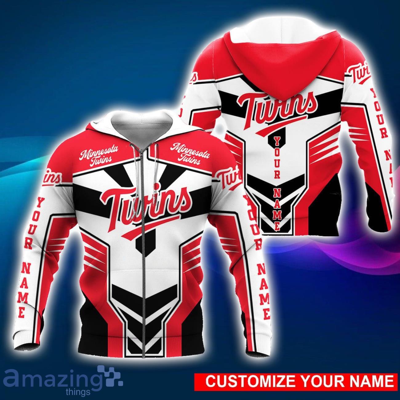 Minnesota Twins 3D Hoodie All Over Printed Personalized Name Special Design For Fans image Minnesota Twins 3D Hoodie All Over Printed Personalized Name Special Design For Fans Product Photo 1