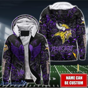 Minnesota Vikings NFL 3D Shirt Hoodie Custom Name For Fans Product Photo 1