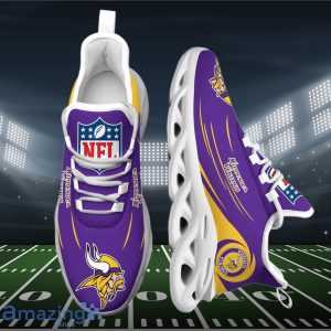 Minnesota Vikings NFL Max Soul Shoes Limited Edition Comfort Sneakers for Fans Product Photo 2