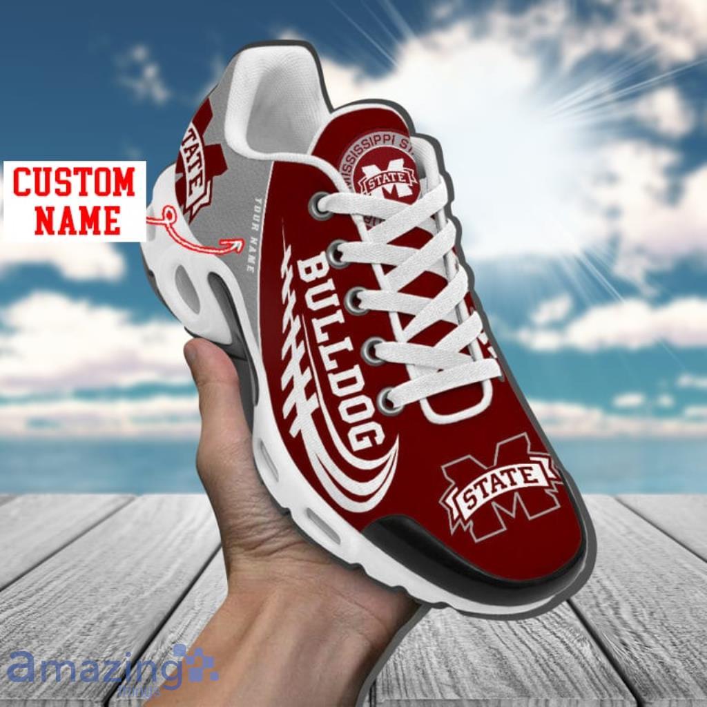 Mississippi State Bulldogs Custom Name Air Cushion Sports Shoes Upgrade Your New Style image Mississippi State Bulldogs Custom Name Air Cushion Sports Shoes Upgrade Your New Style Product Photo 1