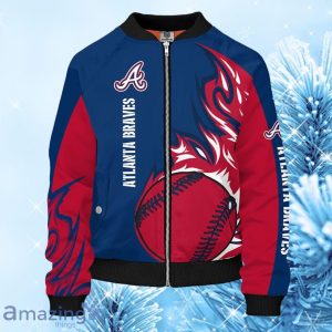 MLB Atlanta Braves Red Blue Unisex Bomber Jacket Gift For Fans Product Photo 1