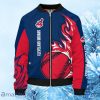 MLB Cleveland Indians Red Blue Bomber Jacket Gift For Fans