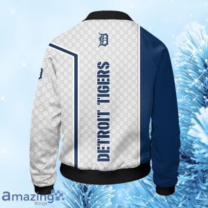 MLB Detroit Tigers Blue Bomber Jacket Gift For Fans Product Photo 2