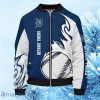 MLB Detroit Tigers Blue Unisex Bomber Jacket Gift For Fans