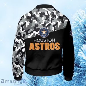 MLB Houston Astros Camouflage Orange Bomber Jacket Gift For Fans image MLB Houston Astros Camouflage Orange Bomber Jacket Gift For Fans Product Photo 2