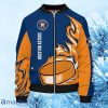 MLB Houston Astros Orange Unisex Bomber Jacket Gift For Fans