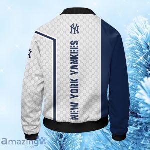 MLB New York Yankees Blue Bomber Jacket Gift For Fans Product Photo 2
