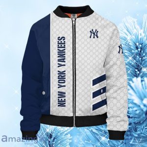 MLB New York Yankees Blue Bomber Jacket Gift For Fans Product Photo 1