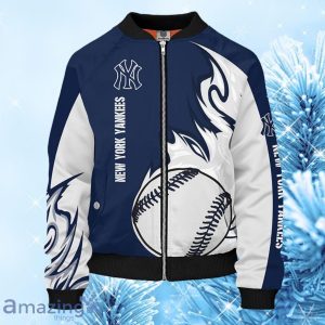 MLB New York Yankees Blue Unisex Bomber Jacket Gift For Fans Product Photo 1