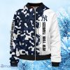 MLB New York Yankees Camouflage Blue Bomber Jacket Gift For Fans