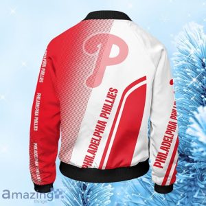 MLB Philadelphia Phillies Red Unisex Bomber Jacket Gift For Fans Product Photo 2