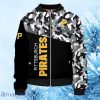 MLB Pittsburgh Pirates Camouflage Black Bomber Jacket Gift For Fans