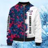 MLB Texas Rangers Camouflage Blue Red Bomber Jacket Gift For Fans