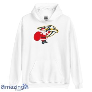 Nashville Predators Santa Claus Logo Christmas T Shirt Product Photo 5