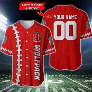 NC State Wolfpack BaseBall jersey Shirt Custom Name & Custom Number For Fans Product Photo 1