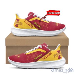 NCAA Custom Name Iowa State Cyclones Air Mesh Running Shoes For Fans Sports Product Photo 2